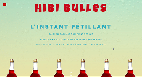 Hibi Bulles - Page d'accueil